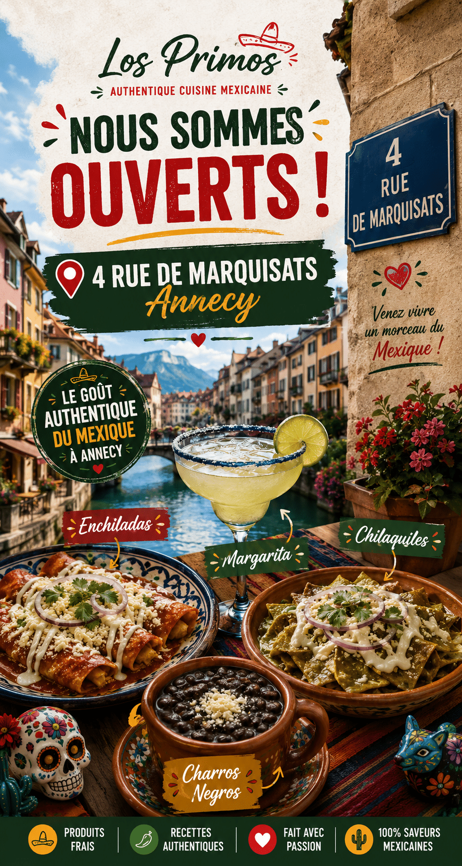 Tacos Annecy Los Primos aux Marquisats